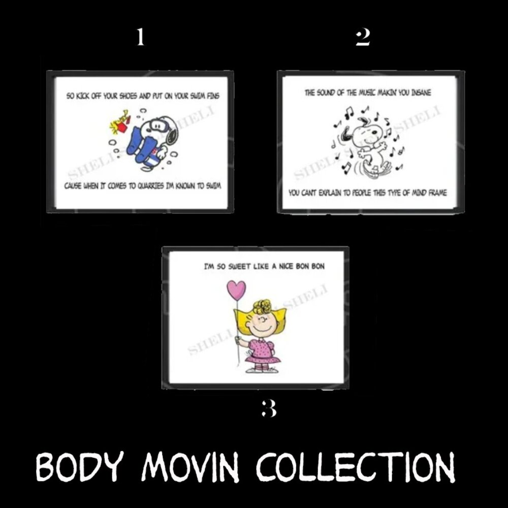Beastie Boys x Peanuts Cartoon Remix - Body Movin Collection
